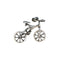 Pure Silver Antique Bicycle 5.37G By Mahita Collections