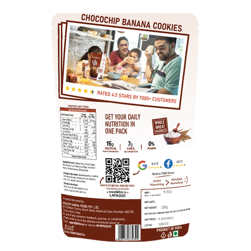 Fabbox Banana Chocolate Cookies
