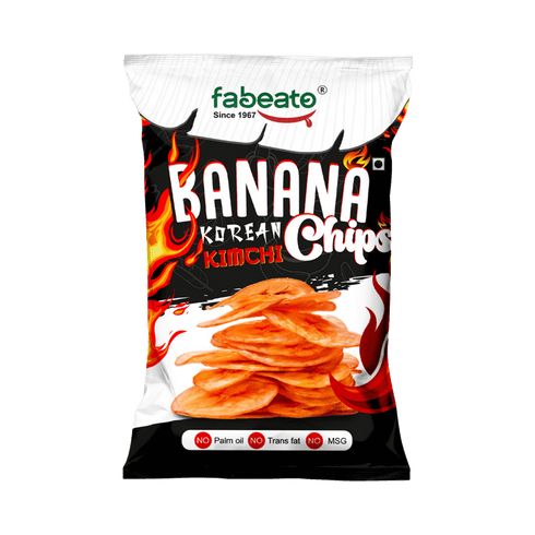 Fabeato Korean Kimchi Flavor Banana Chips