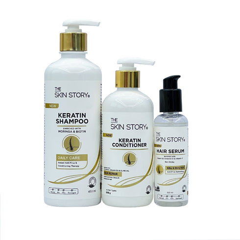 The Skin Story Keratin Care Trio for Oily Scalp