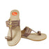 Vhaanfootwear Deep Salmon Color Pure Leather Ladies Kolhapuri by Vhaan