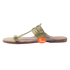 Vhaanfootwear Lemon Green Color Ladies Kolhapuri Chappal