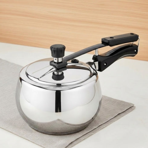 Vinod Doniv Stainless Steel Sandwich Bottom Pressure Cooker With Inner Lid 3 Ltr Amaze Series Induction Friendly