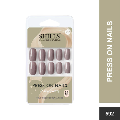 Shills Professional Glossy Solid Color Nails Square(SPN579-SPN604)