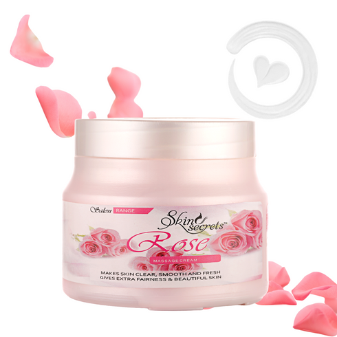 Skin Secrets Rose Massage Cream with Rose Essential Oil