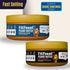 Fitfeast Butterscotch & Spicy Spread Peanut Butter Combo (150g Each)