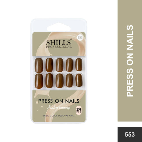Shills Professional Glossy Solid Color Nails Square(SPN553-SPN578)