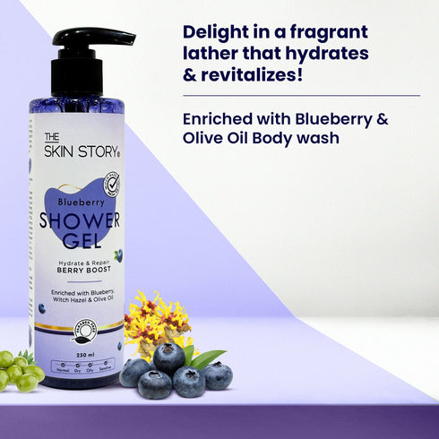 The Skin Story Blueberry Shower Gel