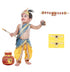 Raj Fancy Dresses Baby Krishna Yellow| Ferozi Dress for Janmashtami