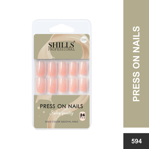Shills Professional Glossy Solid Color Nails Square(SPN579-SPN604)
