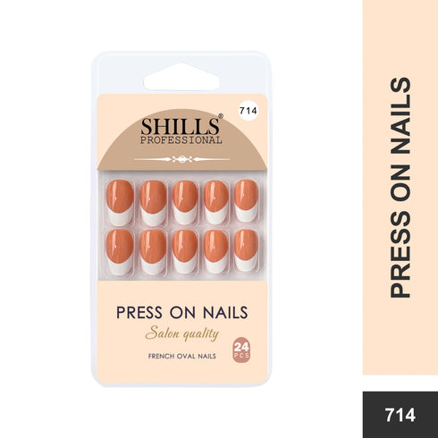 Shills Professional Press On Nail Arts Oval(SPN708-SPN720)