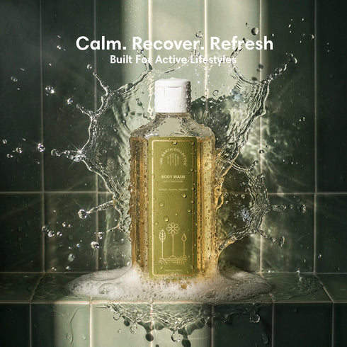 The Earth Collective BODY WASH Calm Recover Refresh Post Workout & Post Swim Soothing Body Wash