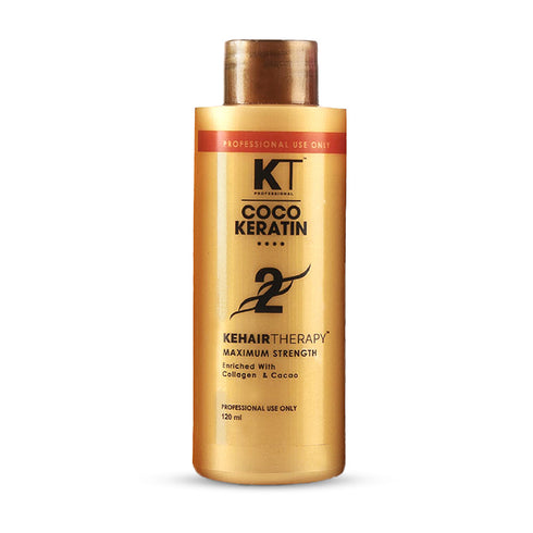 Kt Professional COCO Keratin Treatment With Collagen & Cacao Maximum Strength & Smoothness Hair Repair