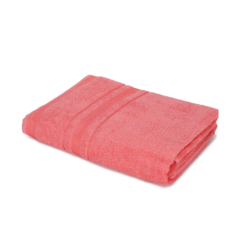 Wiselife Bath Towel 500 GSM (Coral Red)