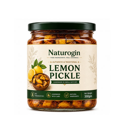 Naturogin Lemon Pickle | Nimbu ka Achar | 300gm