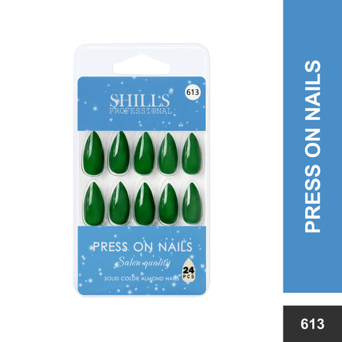 Shills Professional Glossy Solid Color Nails Sharp Almond(SPN605-SPN630)