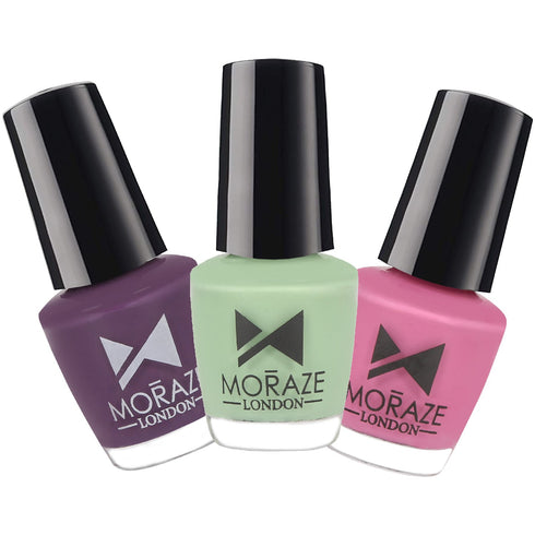 Moraze Cosmetics Pack 3 mini nail polish