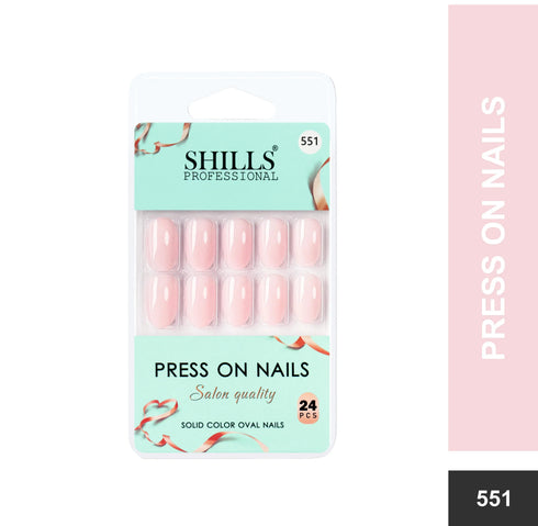 Shills Professional Glossy Solid Color Nails Oval(SPN527-SPN552)
