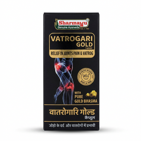 Sharmayu Ayurveda Vatrogari Gold Capsule
