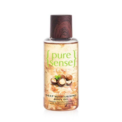 PureSense Relaxing Macadamia Deep Moisturising Body Oil | From the makers of Parachute Advansed