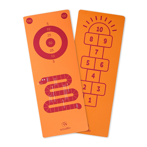 Wiselife Kids Printed Yoga Mat Hopscotch - 6MM