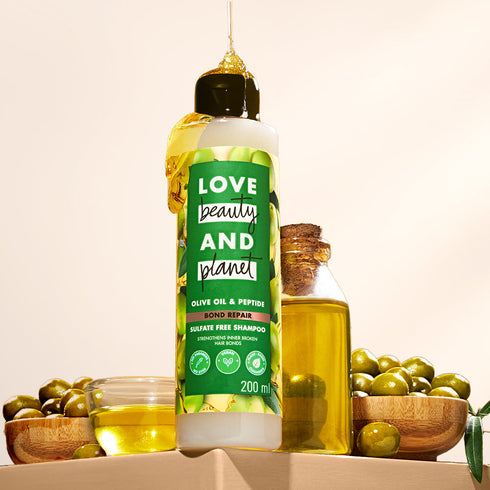 Love Beauty And Planet Olive oil and Peptide Shampoo