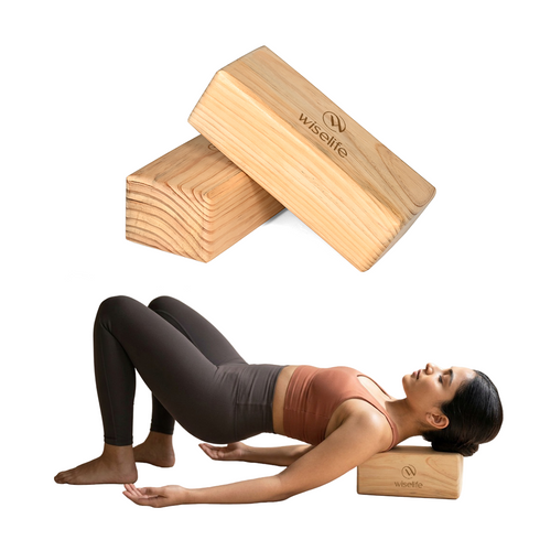 Wiselife Wooden Yoga Blocks