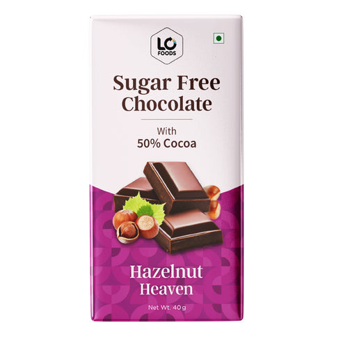 DiabeSmart Guilt Free Hazelnut Heaven Dark Chocolate