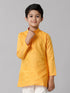 Ramraj Cotton Boys Fantastic Kurtha Full Sleeves Yellow FS1