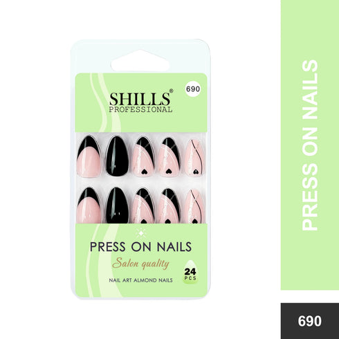 Shills Professional Nail Art Nails Short Almond(SPN687-SPN690)