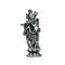 Pure Silver Antique Krishna Standing 33.02G By Mahita Collections