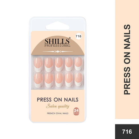 Shills Professional Press On Nail Arts Oval(SPN708-SPN720)