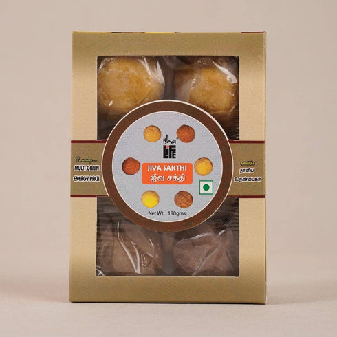 Isha Life Jiva Sakthi Multigrain Laddu 180 g (6 Laddu)