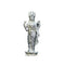 Pure Silver Antique Laxmi Standing Idol 12.33G By Mahita Collections