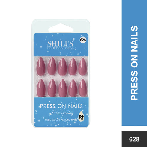 Shills Professional Glossy Solid Color Nails Sharp Almond(SPN605-SPN630)