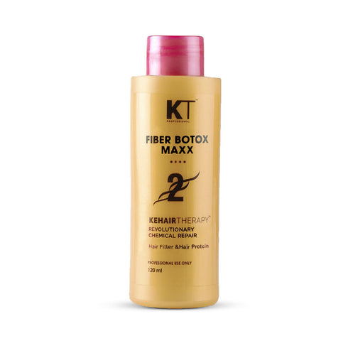 Kt Professional Fiber BTX MAXX Treatment Hair Filler & Advanced Protein Formula for Deep Repair & Strength