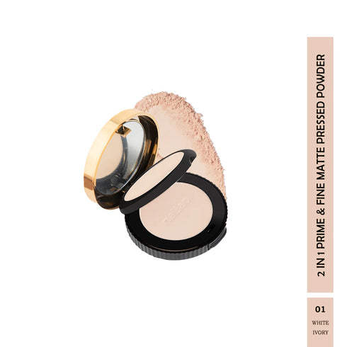 Maliao Oil Control 2|in|1 Prime & Fine Matte Pressed Powder