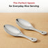 Vinod Stainless Steel Rice Server Rice Spoon Rice Chamcha Set of 2 22 cm High Grade Stainless Steel Mirror Finish Rust Free No 1