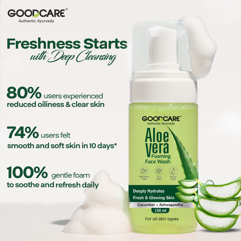 Aloe Vera Foaming Face Wash