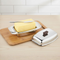 Vinod Stainless Steel Butter Dish With Butter Knife and Lid Highest Grade Steel Build Rust Free Finish And Dishwasher Safe Design