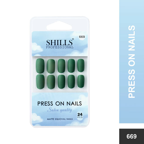 Shills Professional Matte Solid Color Nails Square(SPN667-SPN676)