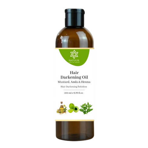 Natuur Hair Darkening Oil Mustard amla and henna 200ml