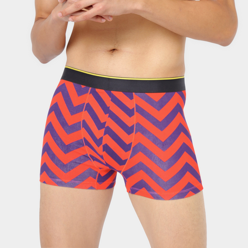 Bummer Modal Stretch Trunks - Chevron