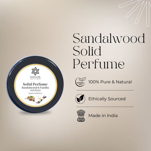 Natuur Solid Perfume Vanilla & Sandalwood