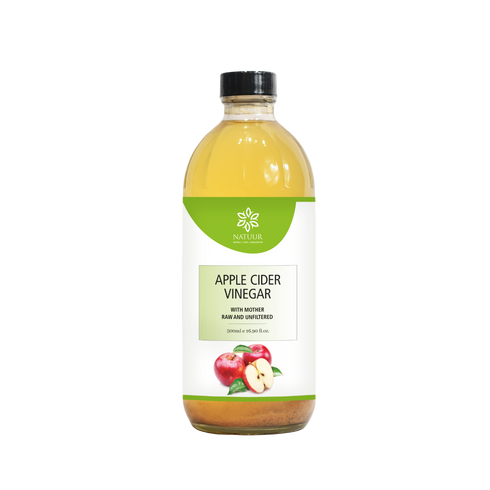 Natuur Apple cider vinegar (With mother Raw and unfiltered )