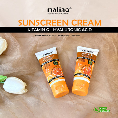 Maliao Vitamin C Sunscreen Cream | SPF 60+ PA+++