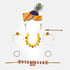 Raj Fancy Dresses Baby Krishna Jewel| Flower| Pagri Dress for Janmashtami