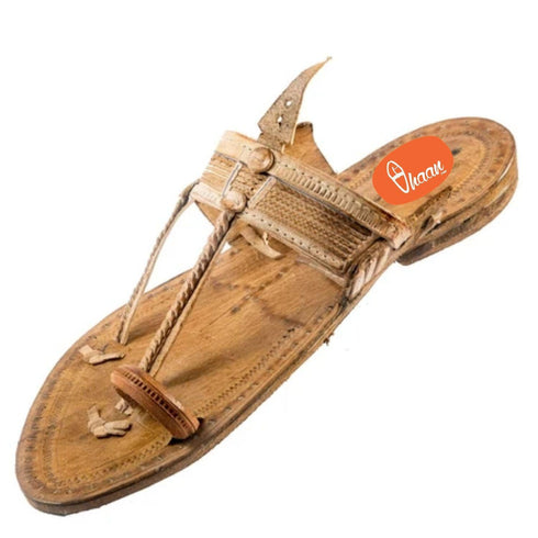 Vhaanfootwear Special Design Kurundwad Kolhapuri Chappal For Men Chor Kaan