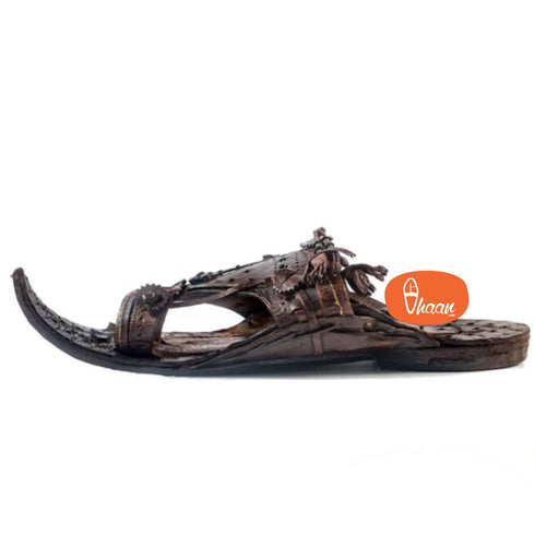 Vhaanfootwear Royal Maharaja Prestigious Antique Designed Shahu Kolhapuri Chappal For Men