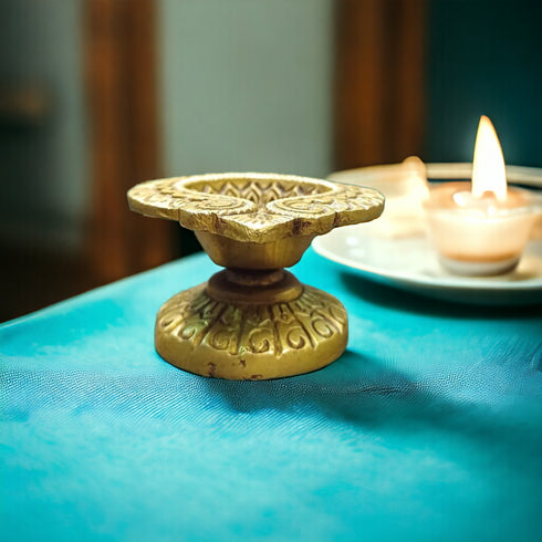 Tamas Brass Paan Diya With Stand